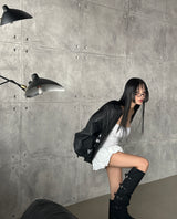 パンプキンチューブトップミニドレス