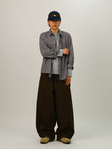 DB Cotton Belted Panel Banding Pants