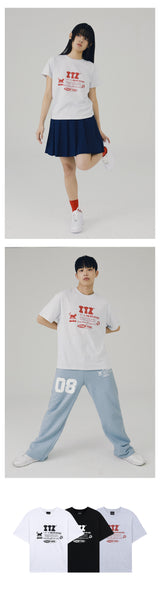 ITZ オフィシャルロゴTシャツ　ライトグレー