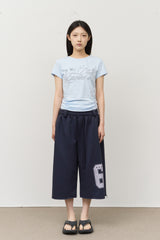 (W) Pixel Printed Top