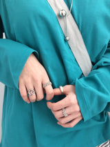 Silver ball check ring