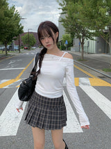 Ritz アンバランストップオフTシャツ