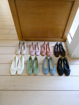ribbon flat shoes