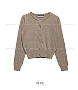 [U-BASIC] Plain Round Cardigan
