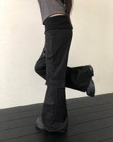 ルシアン フォールディング ブーツカット カーゴ パンツ