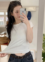 HT ベーシックラウンドショートスリーブTシャツ (6color)