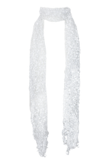 Twinkle net scarf (Black/White)