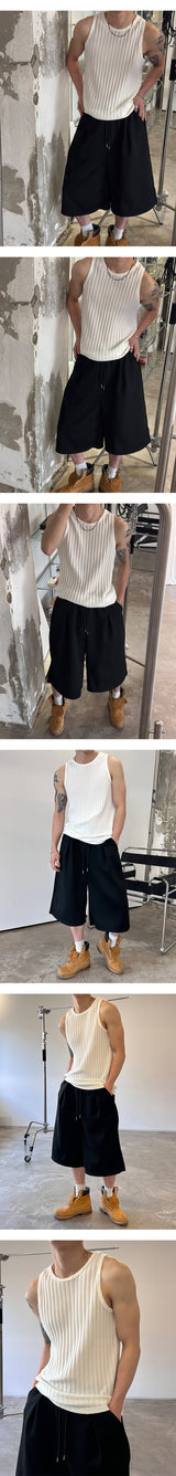 [Unisex] Bermuda sweat pants(2color)