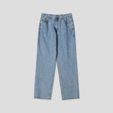 Esther Lettering Denim Pants 3C