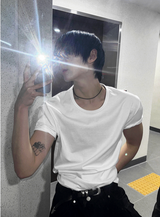 Crop muscle fit t-shirt 