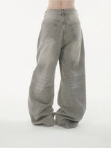 クレイム グレイッシュ デニム パンツ - 1C