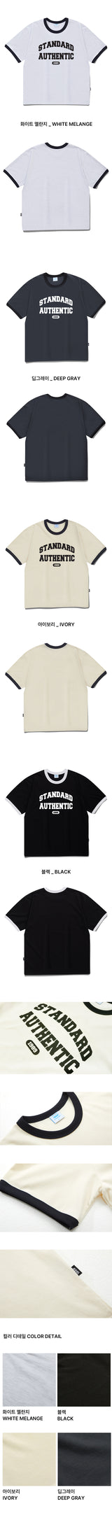 AUTHENTIC クールコットンリンガー半袖 (SRSSTD-0007)