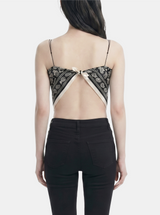Neria Paisley Bandana Top