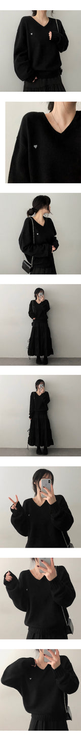 Heart Grace V-Knit