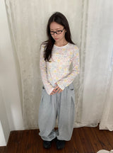 [unisex] ミヒカットワイドバンディングパンツ