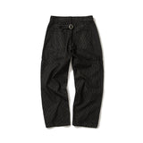 Stripe denim pants / Black