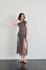WITTY KNIT ONE-PIECE / MOCHA