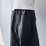 3D Paneled Functional Drawstring Pants