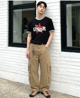 エッセンシャルスタンダード半袖リンガーTシャツ アンダースターブラック