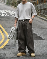 MP WASHED CURVED PANTS BR