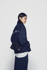 24FW シンボルリベットマルチポケットクロスバッグ ブラック