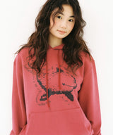 Pixel Dolphin Hoodie - Red    