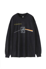 ファッキングオーサムレインボー長袖Tシャツ
