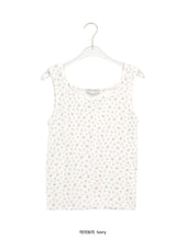 Theron Wave Flower Square Neck Sleeveless