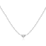 Triangle 925 Silver +Rhodium plating Necklace N059-02H