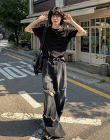 Closed star rivet denim pants