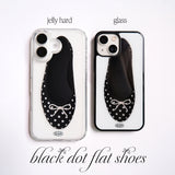 [jellyhard] black dot shoes case 