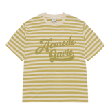 25SS STRIPE LOGO PRINT SHORT SLEEVE T-SHIRT OLIVE