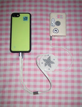 lemon square patch epoxy phone case