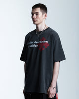 アトリエクロスTシャツ(Charcoal)