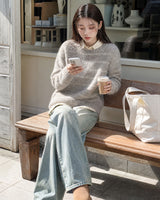 (UNISEX) メロニー ブラッシュ ニット