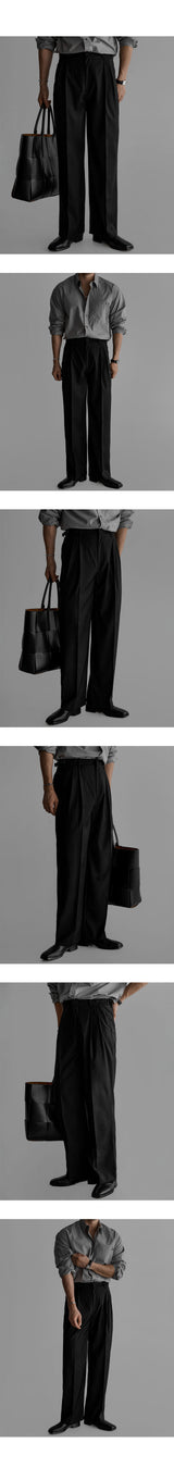 TR Vizo Wide Slacks [Black]