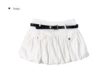 Nabo Pocket Shirring Balloon Mini Skirt