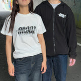 Collaboration Zip Up Hoodie BLACK | Creepy Nuts × CROOZ