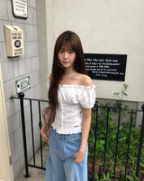[ORIGINAL] Dana Ruffle-Button Blouse