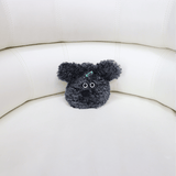 PAPA.GO.PAPA Black Sesame Piz Poodle Pouch Keyring