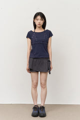 (W) Eris Waffled Skirt Pants