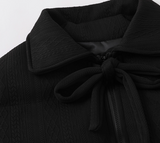 Sweet Ribbon Corduroy Padded Jumper