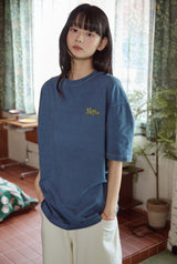 26SS★ Dolphin Hearts Pigment Short Sleeve Tee