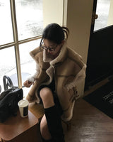 【BELLIDE MADE】Rowin ハイネックムートンベスト