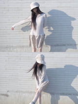 koe long sleeve one-piece