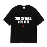 シーレタリングオーバーフィットTシャツ (3color)