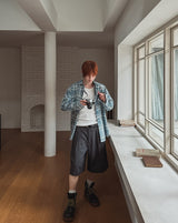 Spud Two-Pintuck Bermuda Slacks