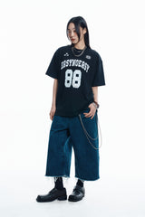 88 Football Short Sleeve T-Shirt - BLACK