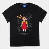 "Young-Hee" ショートスリーブTシャツ (Black)