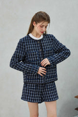 COMELY TWEED JACKET / BLACK